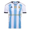 Original Fußballtrikot Champions Argentinien 3 Star Heimtrikot WM 2022 Für Herren